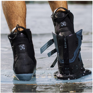 2022 Ronix Atmos EXP Intuition Wake Boots 22306 - Black Cement